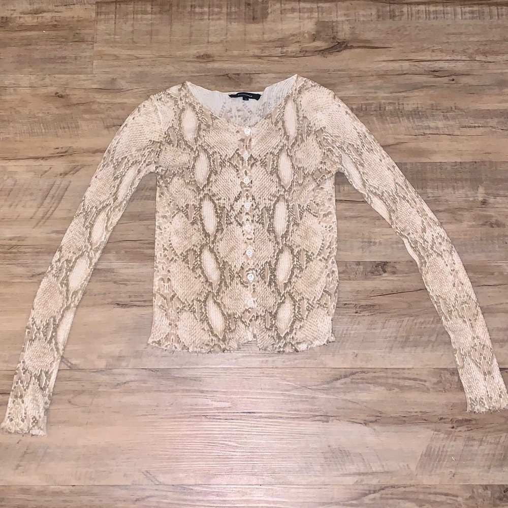 olivaceous snake sweater top